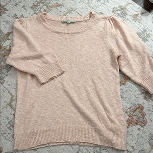 Cozy Pink Lightweight Knit Sweater